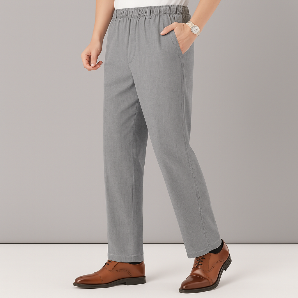 Linen Pants – Men's Drawstring Casual Trousers | Avani