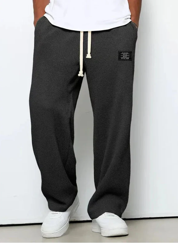 Men's Waffle Knit Drawstring Pants | Arden